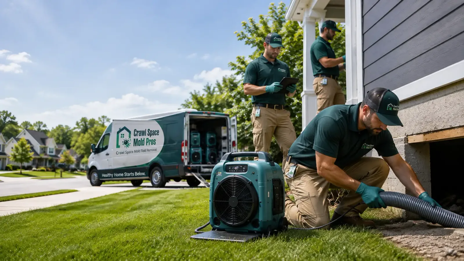 Crawl Space Mold Removal in Uniontown, WA